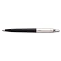 Parker Jotter Retractable Ballpoint Pen, Medium, Stainless Steel with Black/Blue or Red Barrel, Black Ink (78033)