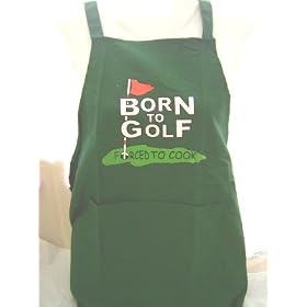 Born to Golf Chefs Novelty apron