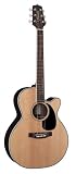 Takamine G Series EG460SC NEX Acoustic Electric Guitar, Natural