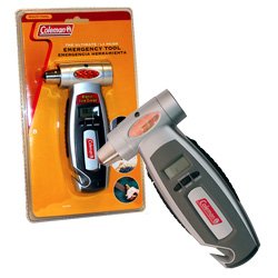 Coleman Auto Emergency Hammer Flashlight and Tire Gauge - Tools  by Trademark Poker