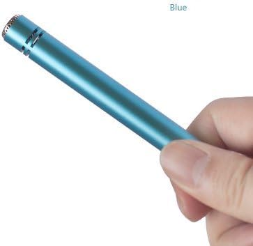 FULY Mini Microphone Recording Microphone For Computer Android Iphone Ipad Mini Handheld Condenser Microphone (Blue)