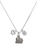 3-D Laughing Buddha, Love, and Luck Charm Necklace [Jewelry]