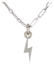 Dogeared Simple Truth Strength Little Bolt Necklace, 16"+2" Extender