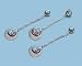 Sterling Silver Abalone Jewelry Set - Pendant and Earrings