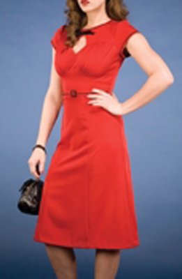Stop Staring! LURA Dress in Red - Available in All Sizes