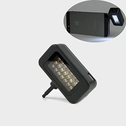 MEGAZON Portable Mini LED Spotlight Camera Flash Video Light,Universal Fill-In Light Speedlite Pocket Video Light With 21 High-Power LED Bulbs For Smartphones