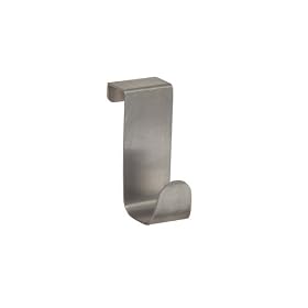 <b>Brushed Stainless Steel Over-Cabinet Single Hook</b>