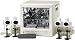 Lorex SG4244 14" B&amp;W 4-Channel Quad Observation System with Four c ...