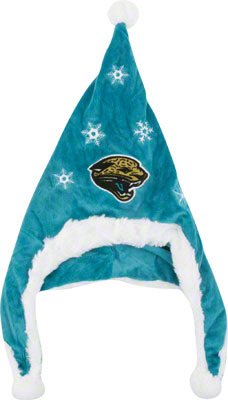 Jacksonville Jaguars NFL Official Team logo Stadium Dangle Santa Hat *NEW ITEM*