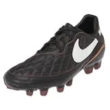Nike Ronaldinho Dios Fg - (Black/Sail/Red Earth) Firm Ground Soccer Shoes