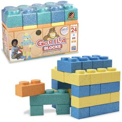Gorilla Blocks 24-Piece Standard Set by Jakks Pacific