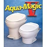 Thetford 31671 Aqua Magic V White High Foot Flush