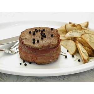 Eight 10 oz. Black Angus Bacon-Wrapped Filet Mignons by Black Angus Beef