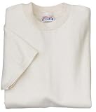 Hanes Beefy-T - Youth 100% Cotton T-Shirt, S, Natural