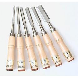 Click here to buy 6 Pc Firmer Chisel Set by Buck Brothers.