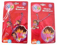 Dora The Explorer Bracelet & Necklace Set