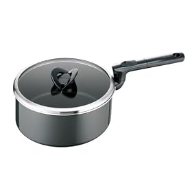 Tefal Compact Enamel Saucepan with Lid, 22 cm