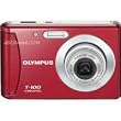 Olympus T-100 12MP Digital Camera with 3x Optical Zoom and 2.4 inch LCD (Red)