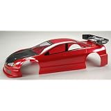 Associated TC4 V-Type Red Painted Body, With Decals & Wing by Associated