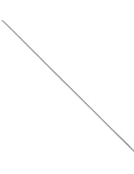 1 mm, Sterling Silver, Round Snake Chain - 24 inch