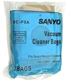 Sanyo SC-P5A Canister Vacuum Cleaner Bags - Generic - 5 pack