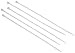 Gb 46-310 Electrical 11-inch Cable Ties, Natural, 100-pack