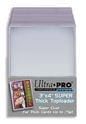 (25) Ultra-Pro 3 x 4 Super Thick Baseball Card Toploader