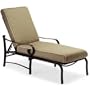 Wilshire Cushioned Adjustable Chaise Lounge - Aluminum Patio Furniture