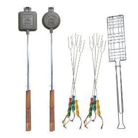Click here to buy Fire Pit Cookout Set.