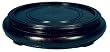 Solid round black stand - base