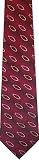 Jesus fish religious ties red