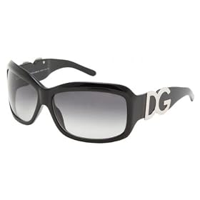 DOLCE and GABBANA D&G DG 4028B 501 8G BLACK PLASTIC SUNGLASSES