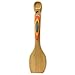 Norpro Rainbow Wood Bamboo Spoon, Brown