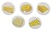A&T Designs Unisex - Set of 5 Cheese Themed 1.25