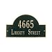 Whitehall Two Line Standard Sized Arch Marker Address Plaques in