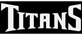Tennessee Titans Car Window DECAL Wall Sticker Text Logo
