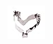 World Cuisine 47383-08 Stainless Rooster Cookie Cutter