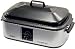 Kitchen & Housewares : NESCO 18Qt Multi Functional Roaster with Porcelain Cookwell - Metallic Silver