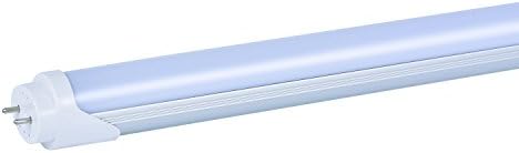 25-Pack, T8 LED Tube Light 4ft 22W, 48W Equivalent, Dual-Ended Powered, G13 Base, Milky Cover, Cool White 6000K
