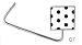 GLAM Retro Purse Hanger & Hook: Keeps Purses Handy, Safe & Clean - Featuring Vintage Black and White Polka Dots