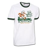 Miami Hurricanes NCAA 1983 Short Sleeve Ringer T-Shirt (Small)