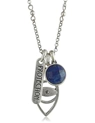 Lucky Brand "Sp14 Project X Protection" Evil Eye Pendant Necklace, 1.75"