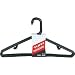 PLASTIC HANGER BLACK 6PK (Sold: 3 Units per Pack)