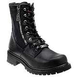 Mens Milwaukee� Trooper Zip Logger Boots Black by MILWAUKEE MOTORCYCLE
