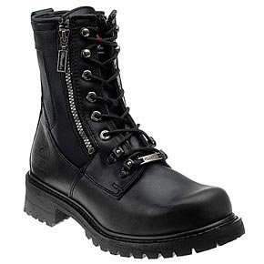 Milwaukee Motorcycle Clothing Company Trooper Size 10D Black Leather Men's Motorcycle Boots Image Milwaukee Motorcycle Clothing Company Trooper Size 10D Black Leather Men's Motorcycle Boots