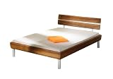 Link 55300140 Bett Verena MDF Walnuss Dekor 140 cm