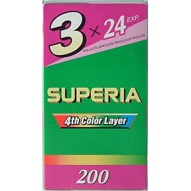 Fuji Superia 200asa 35mm - 24 exp 3 for 2