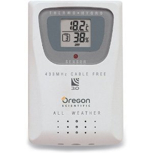 Oregon Scientific THGR810 10-Channel Wireless Remote Thermometer/Humidity Sensor with 10 Channels for the WMR200, WMR100, and WMR90 Weather Stations