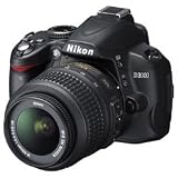 Nikon D3000 10.2MP Digital SLR Camera with 18-55mm f/3.5-5.6G AF-S DX VR Nikkor Zoom Lens
