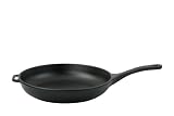 Chasseur Cast Iron 28cm Cast Handle Matt Black Frypan